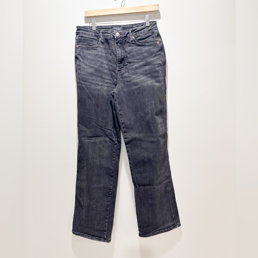 Judy Blue Women’s Straight Fit Black Cotton Blend Jeans Size 32